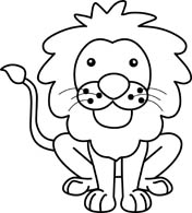 Lion images black and white clipart - ClipartFox