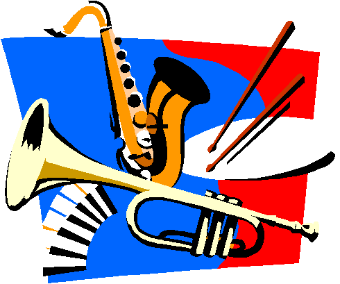 Clip Art Of A Jazz Singer Clipart
