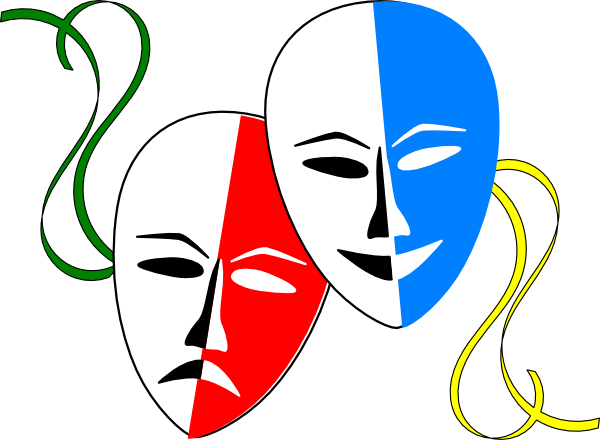 Theatrical Masks Clipart