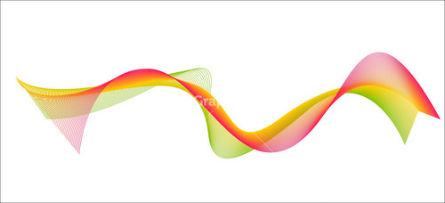 Swirl Wave Lines Vector