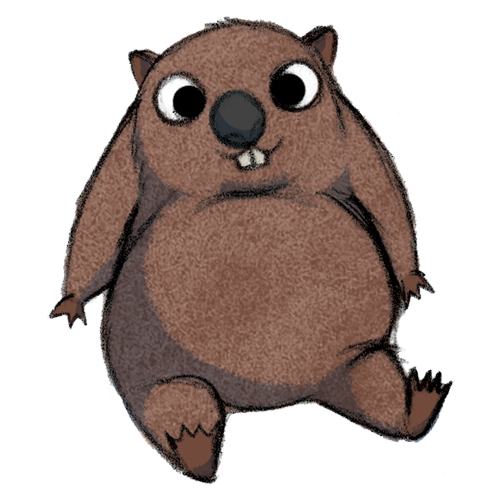 Cartoon Wombat | Free Download Clip Art | Free Clip Art | on ...