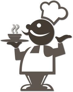 Mr chef head clipart