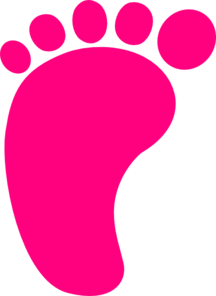 Foot step clipart