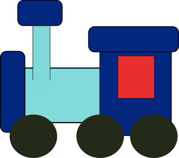 Toy Train Clipart