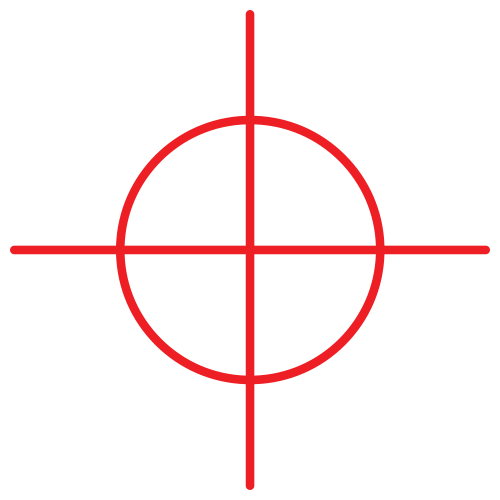 crosshairs with transparent background