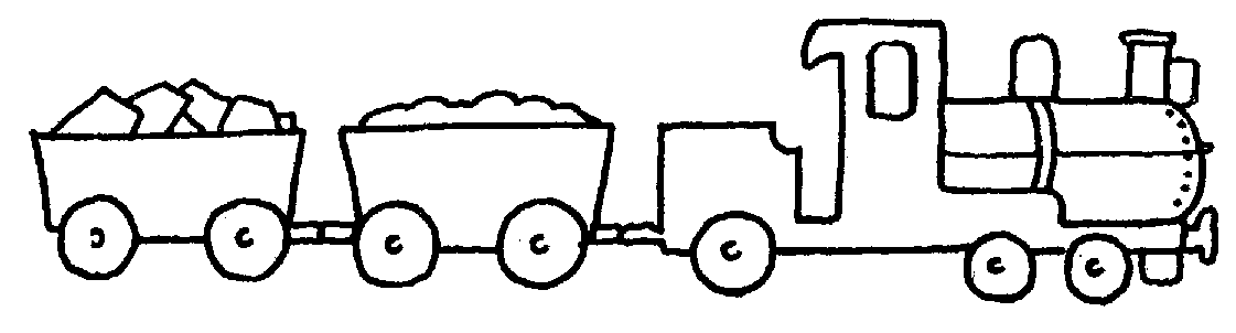 Train clipart outline