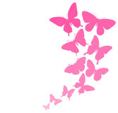 Pink Butterfly Border - Free Clipart Images