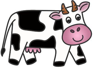 Clipart dairy cows