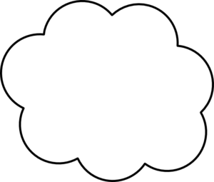 Cloud clipart vector