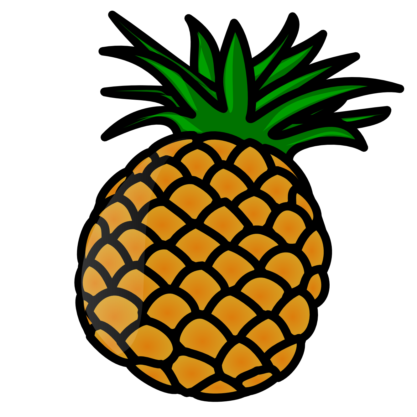 pineapple clipart - Vergilis Clipart