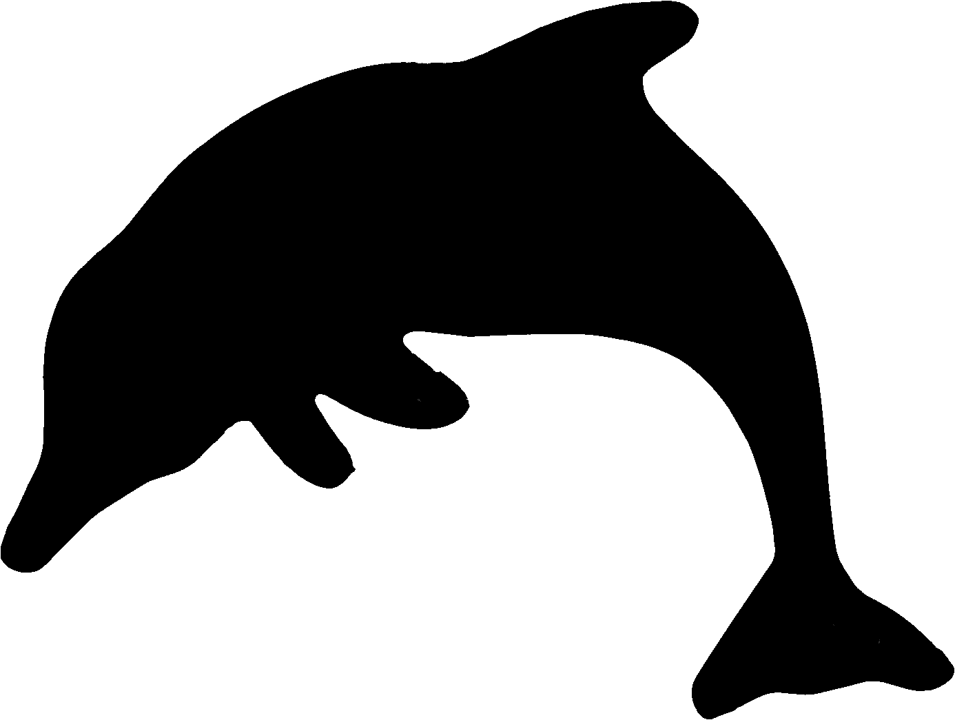 Dolphin Silhouette Clipart