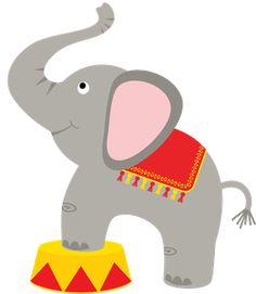 Circus elephant clipart png