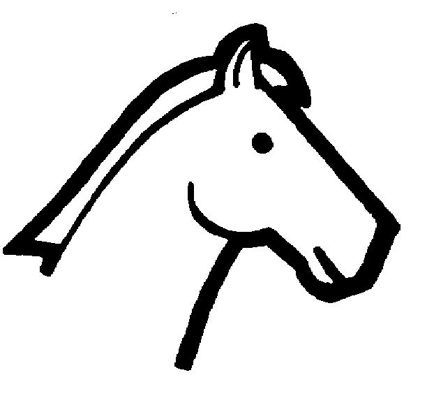Unicorn head clip art