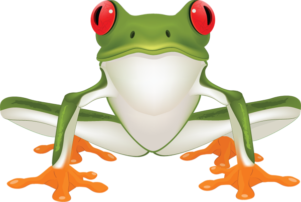 Brown Tree Frog Clipart