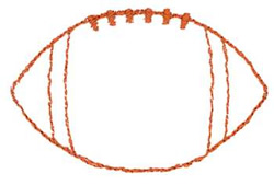 Football Outline Image - Free Clipart Images