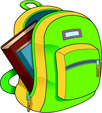 Clip art backpack clipart