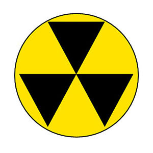 NUCLEAR SYMBOL pinback button badge sign medicine doctor war bomb ...