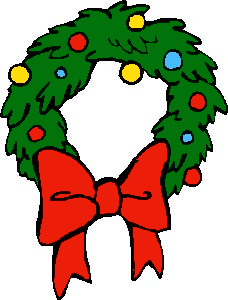 Free clip art christmas wreath