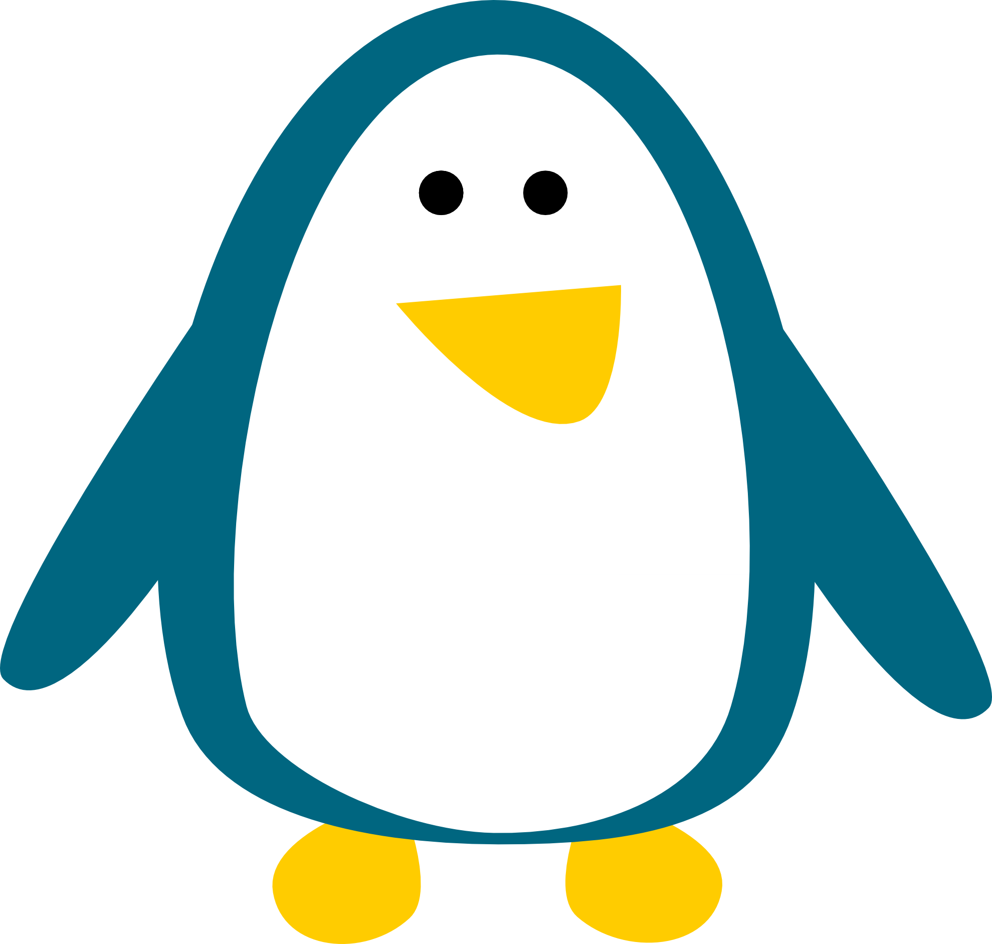 Linux penguin clip art