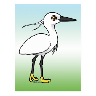 Cartoon Heron Postcards | Zazzle