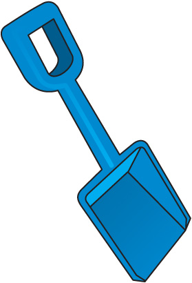 Sand Shovel Clipart