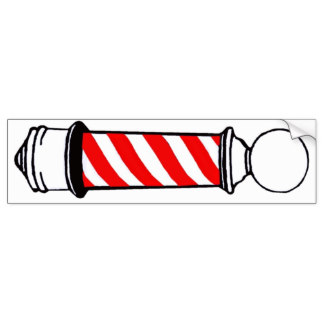 Barber Pole Stickers | Zazzle