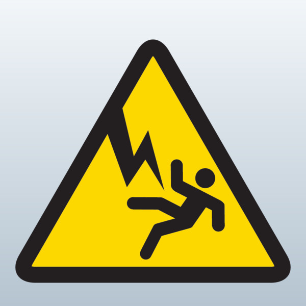 Electric Shock Warning Sign 3d Model Made With 123d Clip Art ...