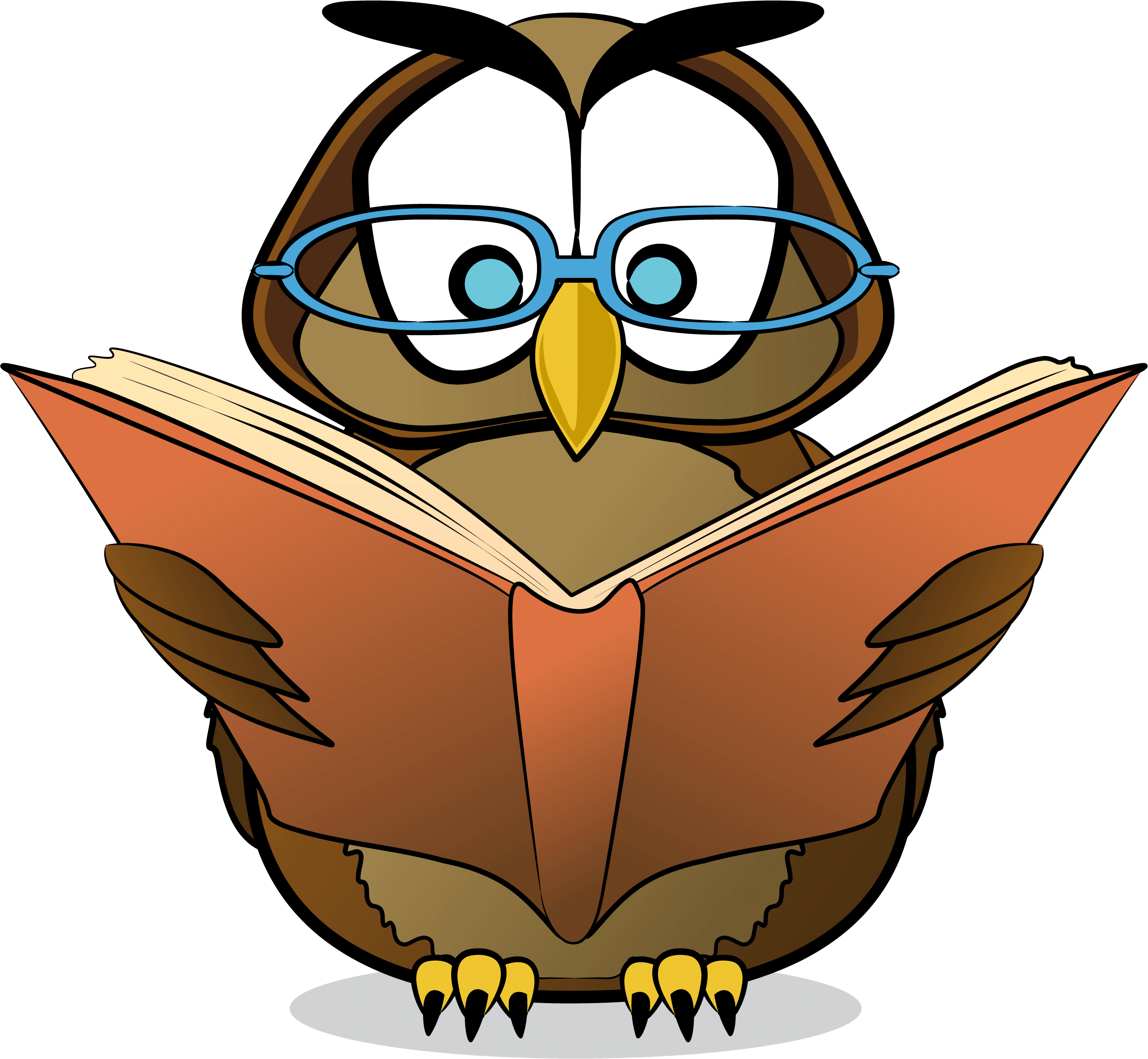 Owl Reading Clipart - Free Clipart Images