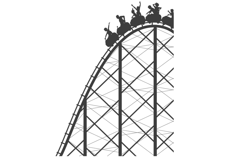 Roller Coaster Wall Decal – Easy Decals