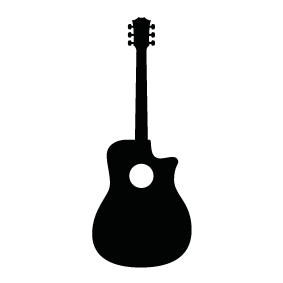 Guitar Silhouettes | Silhouettes of Guitar Free