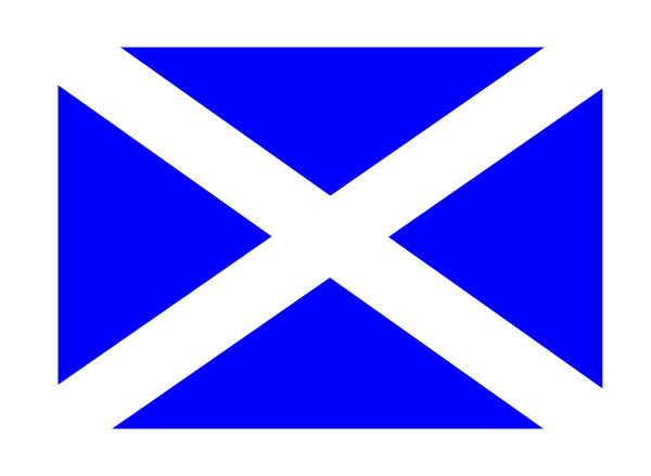 Scotish Flag Clipart