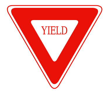 Yellow Yield Sign Clipart - Free Clipart Images