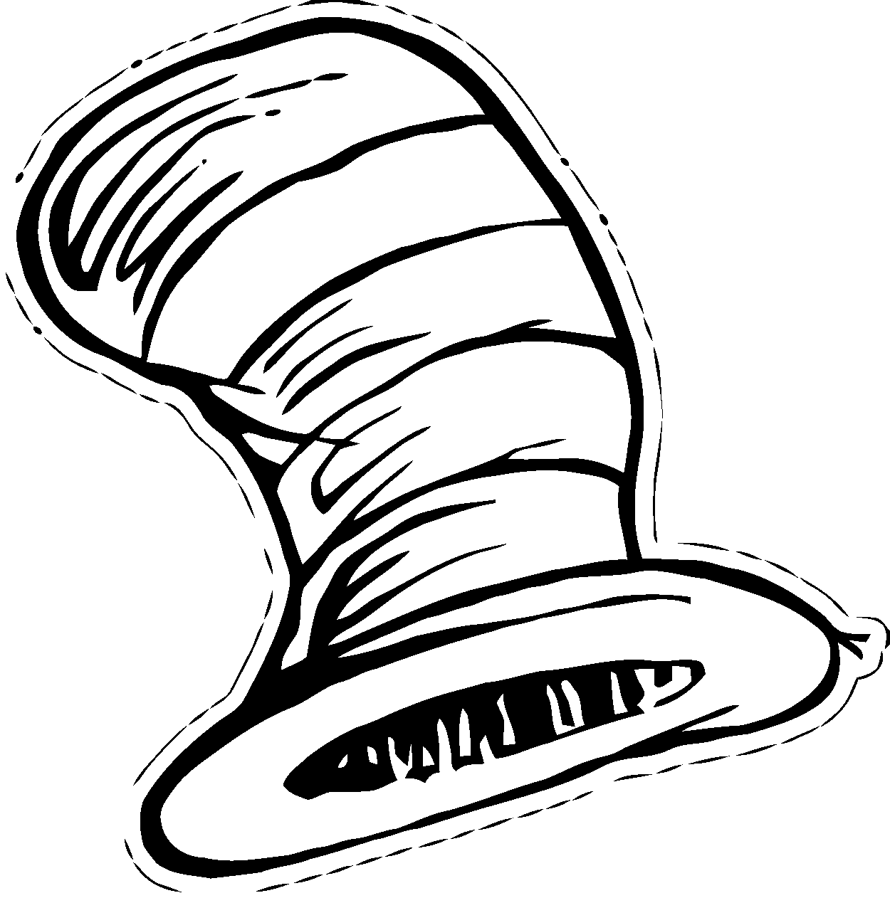 Free Printable Top Hat Coloring Page - AZ Coloring Pages