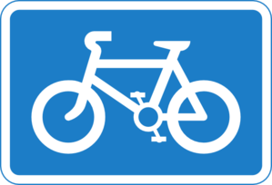 Bike route clipart