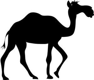 Free Camel Clip Art Image - Camel Silhouette