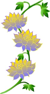 Flower Vine Clip Art - ClipArt Best