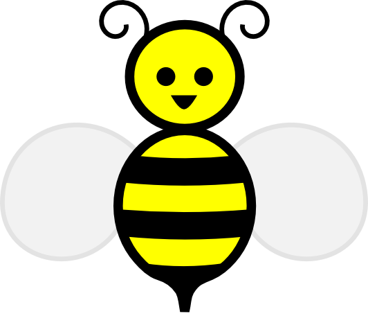 Honey Bee Flower SVG Scalable Vector Graphics xochi.info Art Clip ...