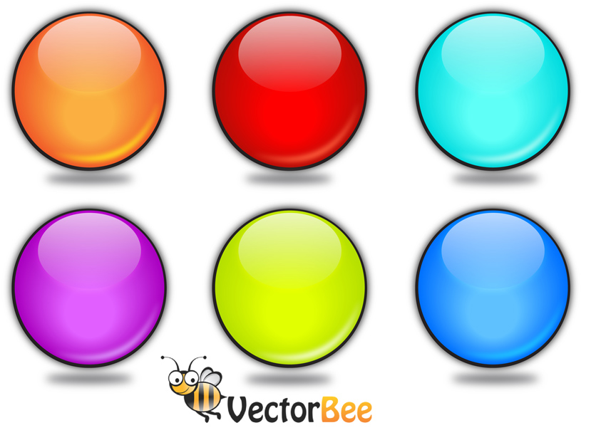 Button Vector Graphics
