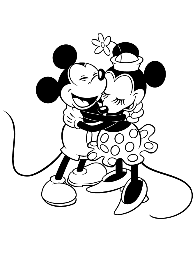 Free Printable Mickey Mouse Coloring Pages | H & M Coloring Pages