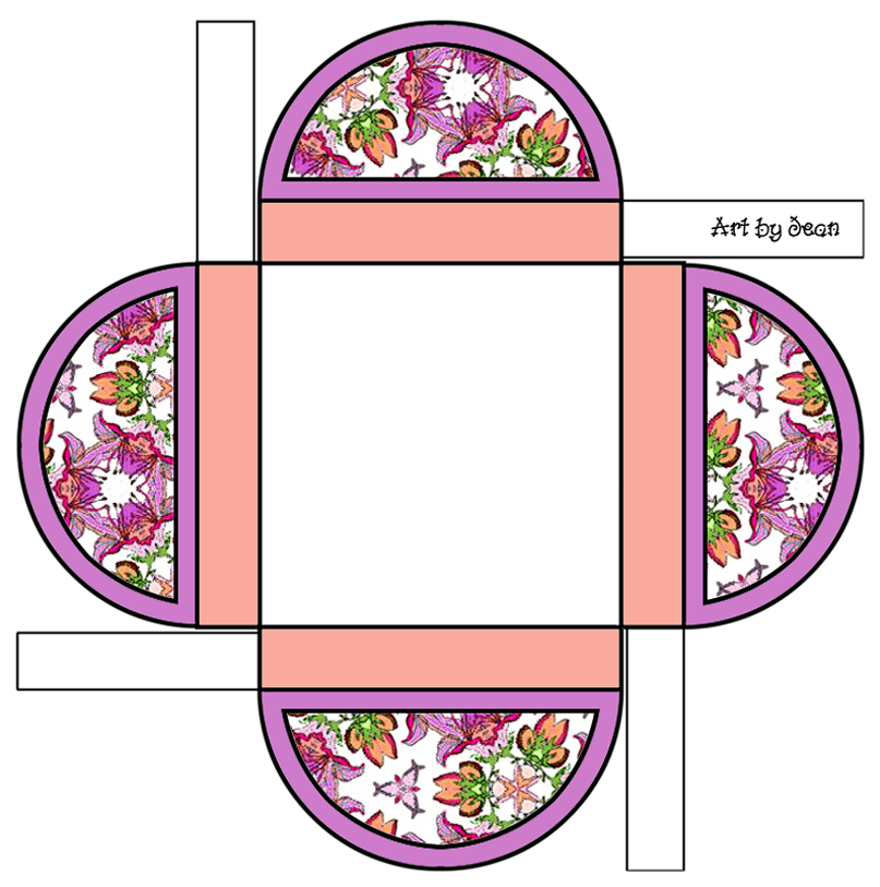 Printable Boxes: Different Color Combinations and Multicolor ...