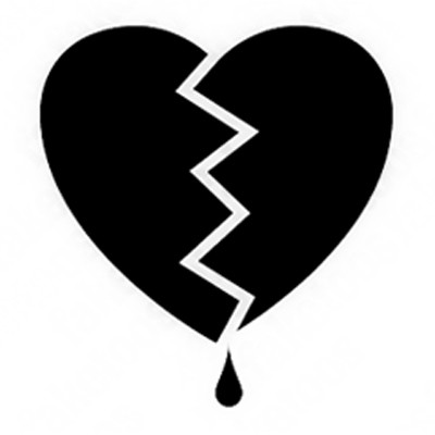 Broken heart clipart