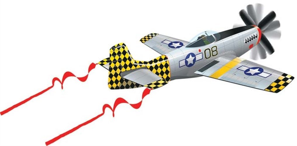 Amazon.com: X-Kites 3D Supersize P-51 Mustang: Toys & Games