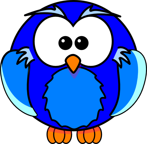 Blue Owl Clipart