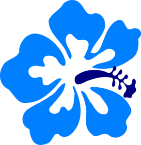 Hawaii Flower Blue - ClipArt Best