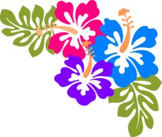 Tropical flowers, Design and Flower stencils