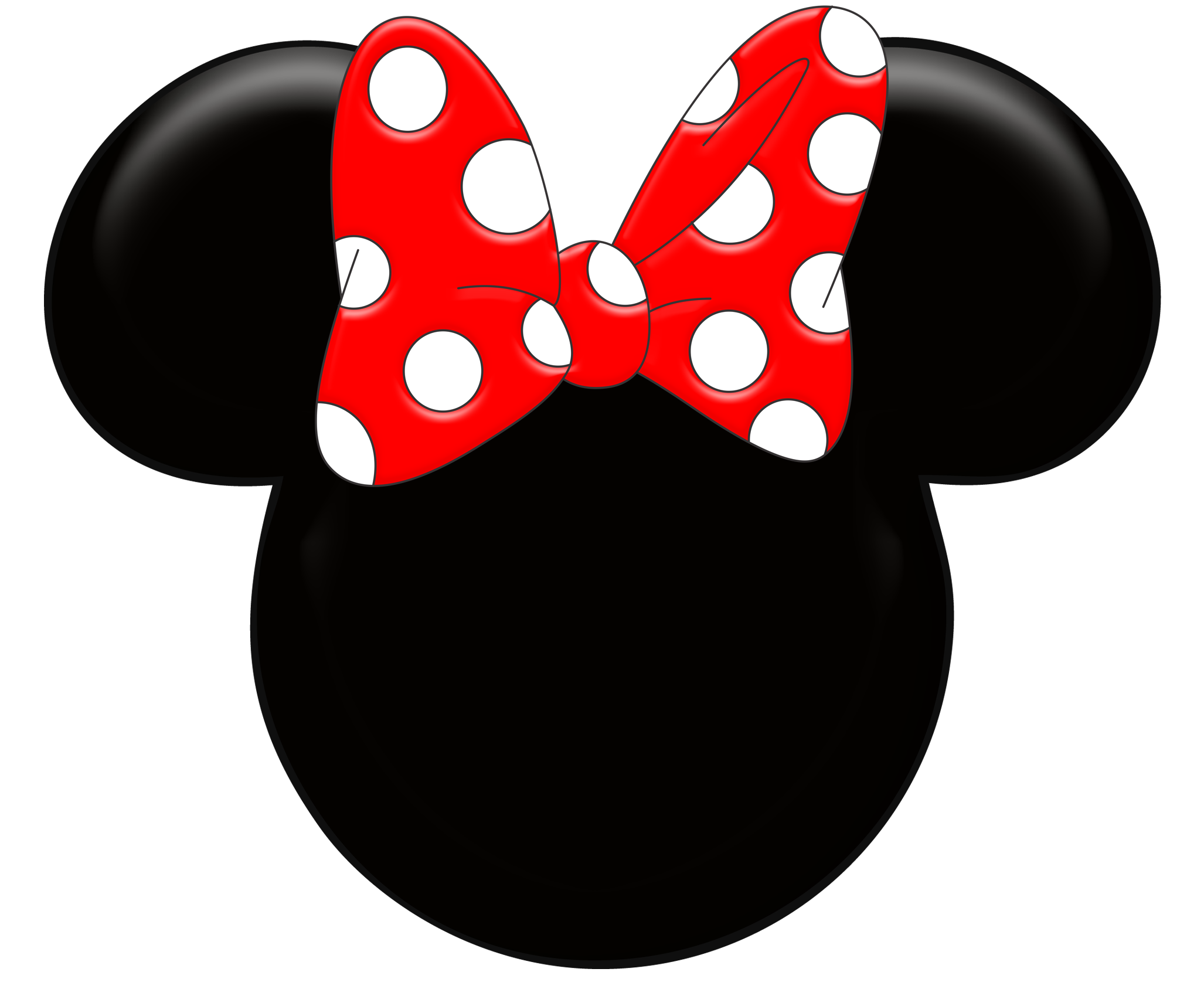 Minnie mouse outline clipart