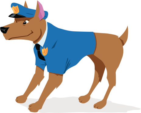 Police Dog Clip Art, Vector Images & Illustrations