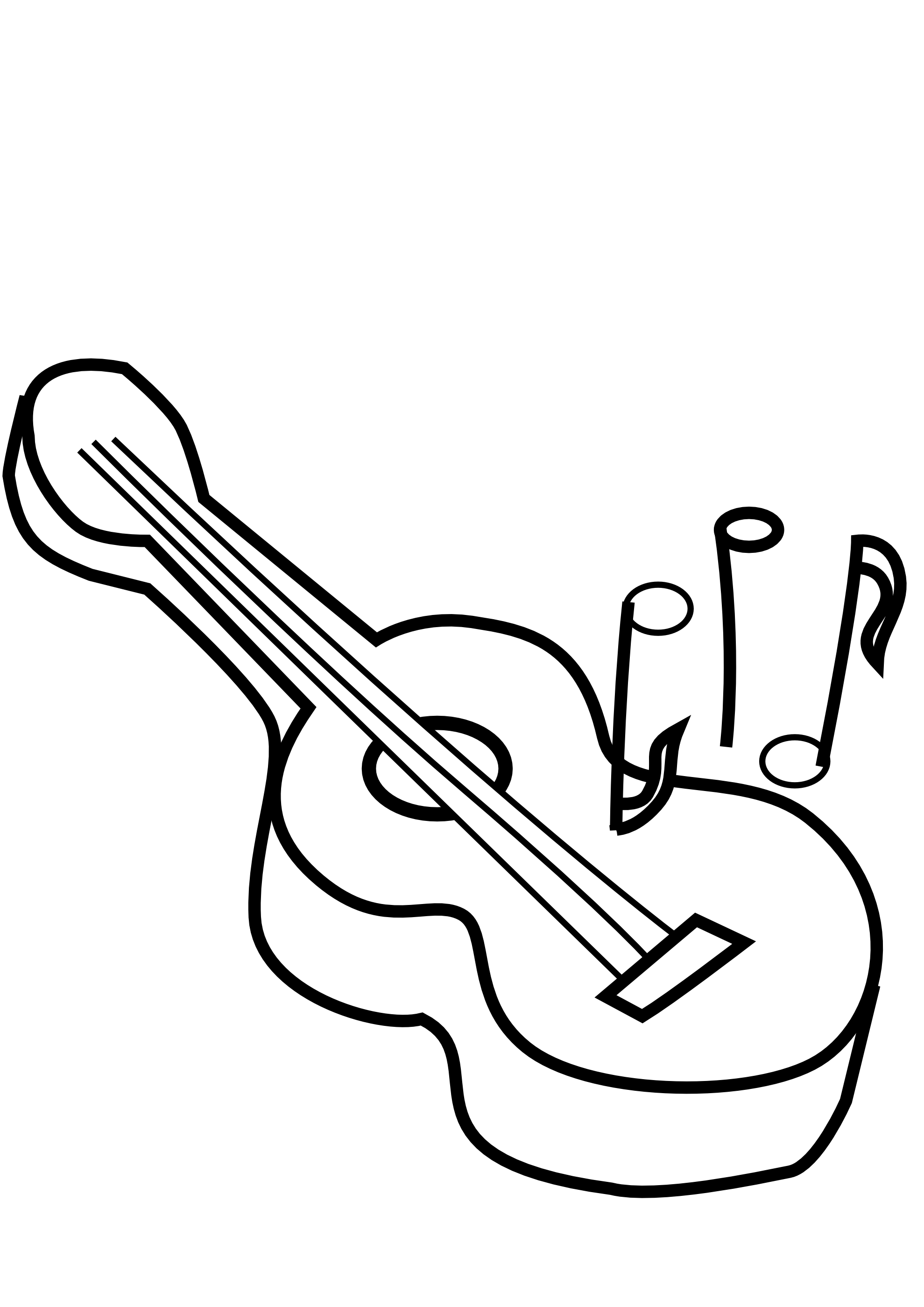 Black And White Guitar | Free Download Clip Art | Free Clip Art ...