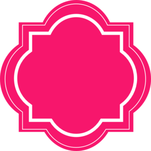 Pink Label Clipart