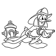 Firefighter Coloring Pages - Free Printables - MomJunction